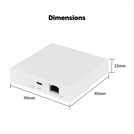 Domótica Moes Mzhub Hub Zigbee Matter Tuya Wifi Ga 001