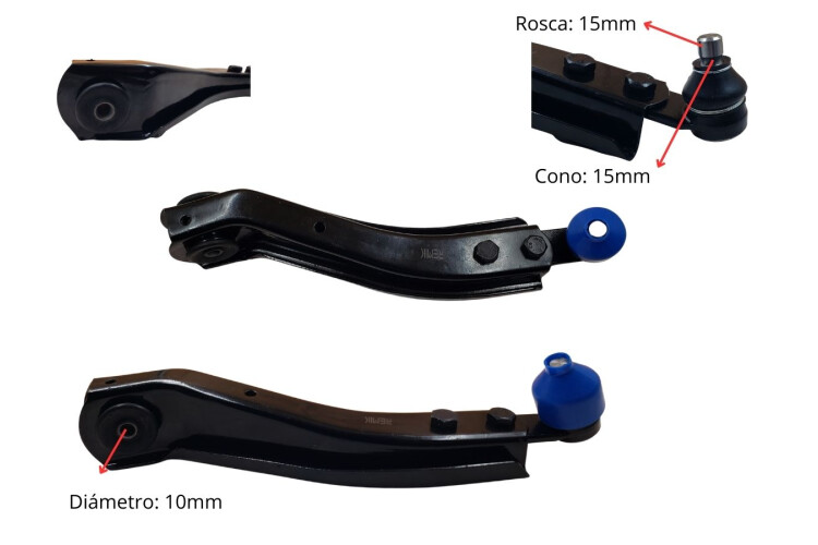 Brazo De Suspensión Chev Agile/Corsa/Celta/Montana 95-21 Izq Brazo De Suspensión Chev Agile/Corsa/Celta/Montana 95-21 Izq