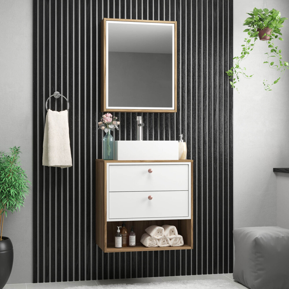 ESPEJO + MUEBLE DE BAÑO BONO
