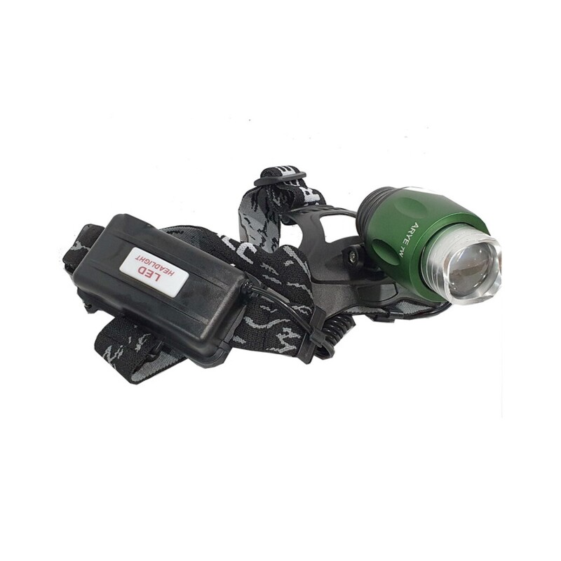 Linterna Minera 8W con Zoom Recargable Arye Linterna Minera 8W con Zoom Recargable Arye