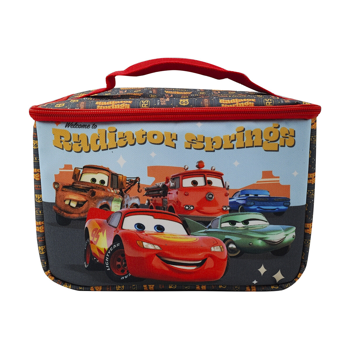 Lunchera Infantil Térmica Cars 22x16 CM - CELESTE 