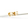 Caravanas Perlas- Oro bajo - Perla española- CA8241 conperla
