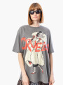 REMERA FASHION CRUELLA GRIS CLARO