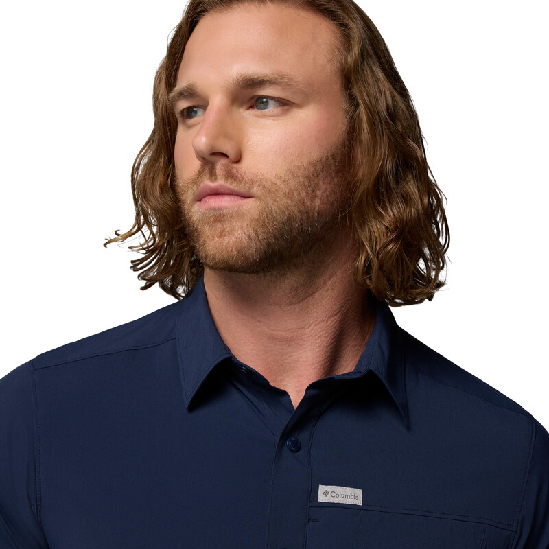 Camisa Sage Peak SS Hombre COLLEGIATE NAVY