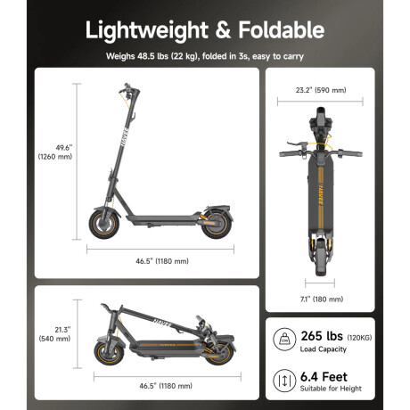 Monopatín Electrico Navee GT3 Pro 1000W Black Monopatín Electrico Navee GT3 Pro 1000W Black