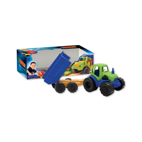 Tractor con acoplado Duravit de plástico resistente Tractor con acoplado Duravit de plástico resistente