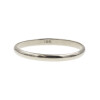 Par de alianzas clásicas en oro blanco 18k de 2mm y doble altura bombé Par de alianzas clásicas en oro blanco 18k de 2mm y doble altura bombé