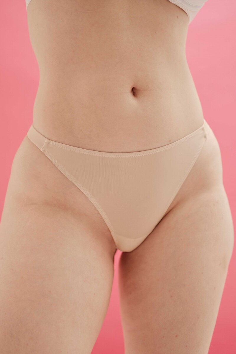 Pantie Vera Less ECO – Corte less ligero que realza tu silueta. Tostado