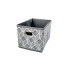 Canasto organizador plegable de tela 27x18x17cm Canasto Organizador Plegable De Tela 27x18x17cm