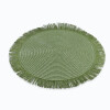 INDIVIDUAL RED VERDE C/FLECOS 38CM Unica