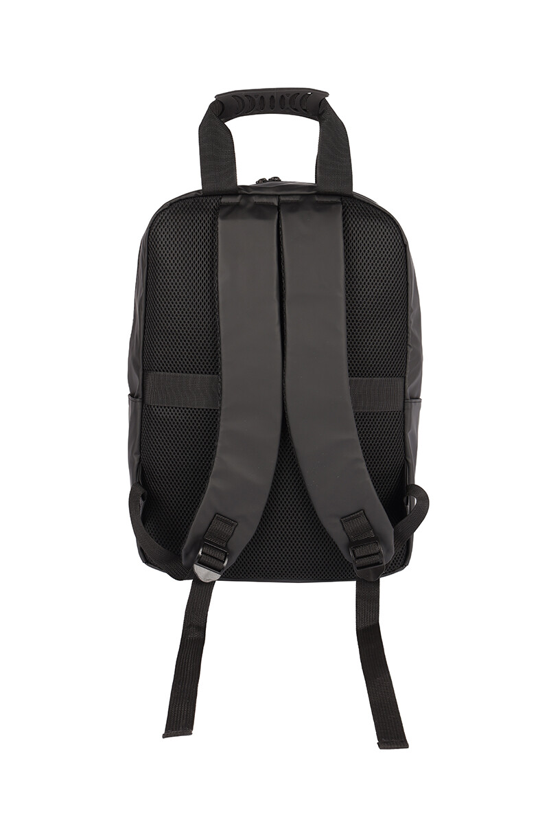 Mochila clásica multicierres Negro