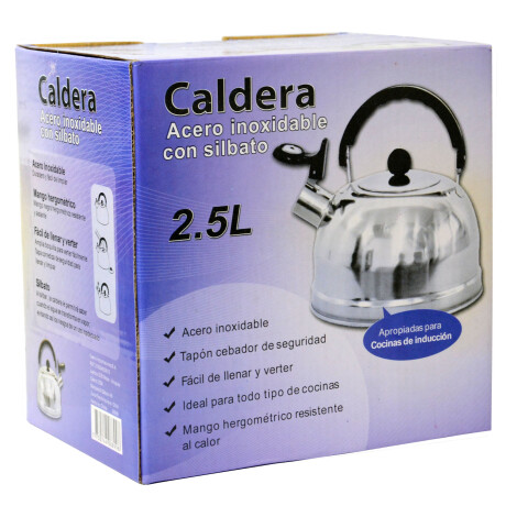 Caldera de acero inoxidable 2.5lt Caldera de acero inoxidable 2.5lt