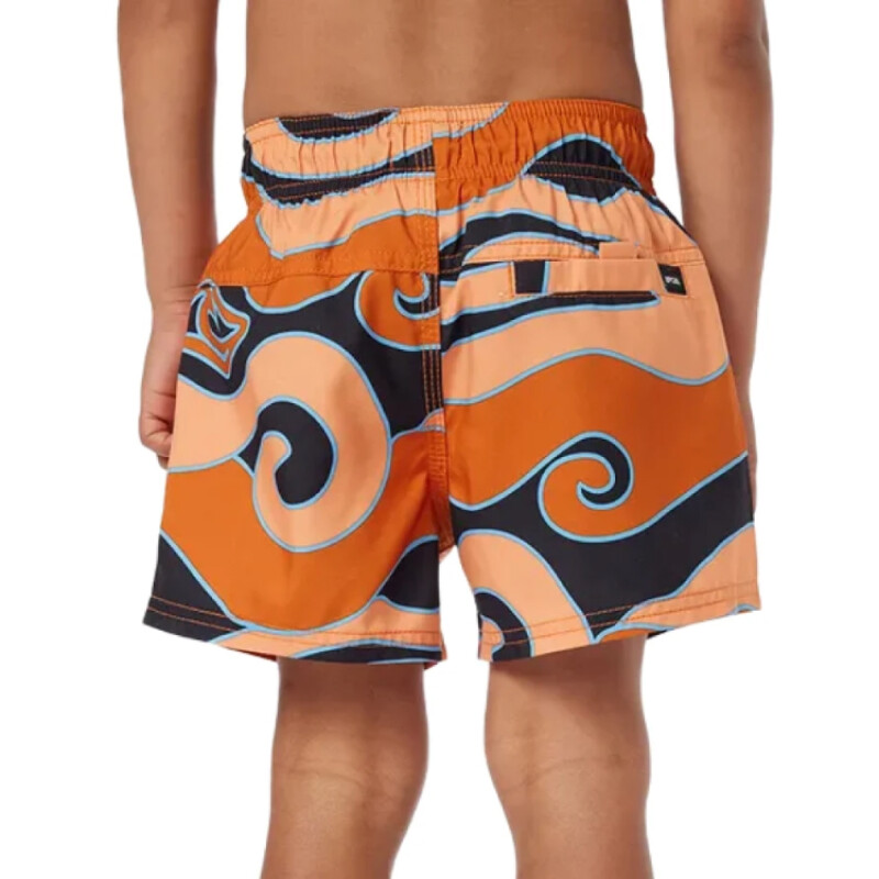Short Rip Curl Tube Town Waves Niño - Naranja Short Rip Curl Tube Town Waves Niño - Naranja