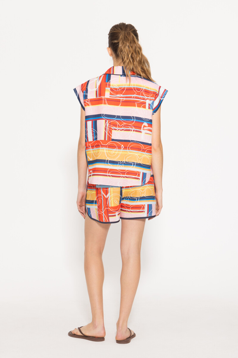 CAMISA GLASS Multicolor