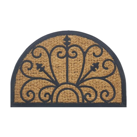 Alfombra Puerta Entrada Felpudo Coco Goma 40X60 Arabesco