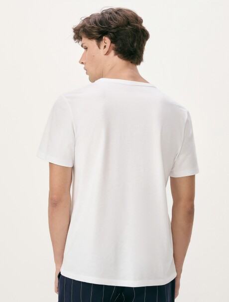CAMISETA MANGA CORTA SLIM BLANCO
