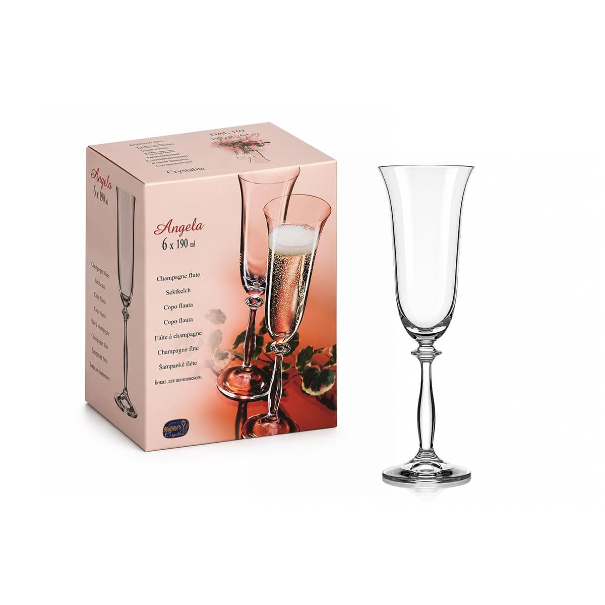 Set copas Angela 190 ml x6 BOHEMIA 