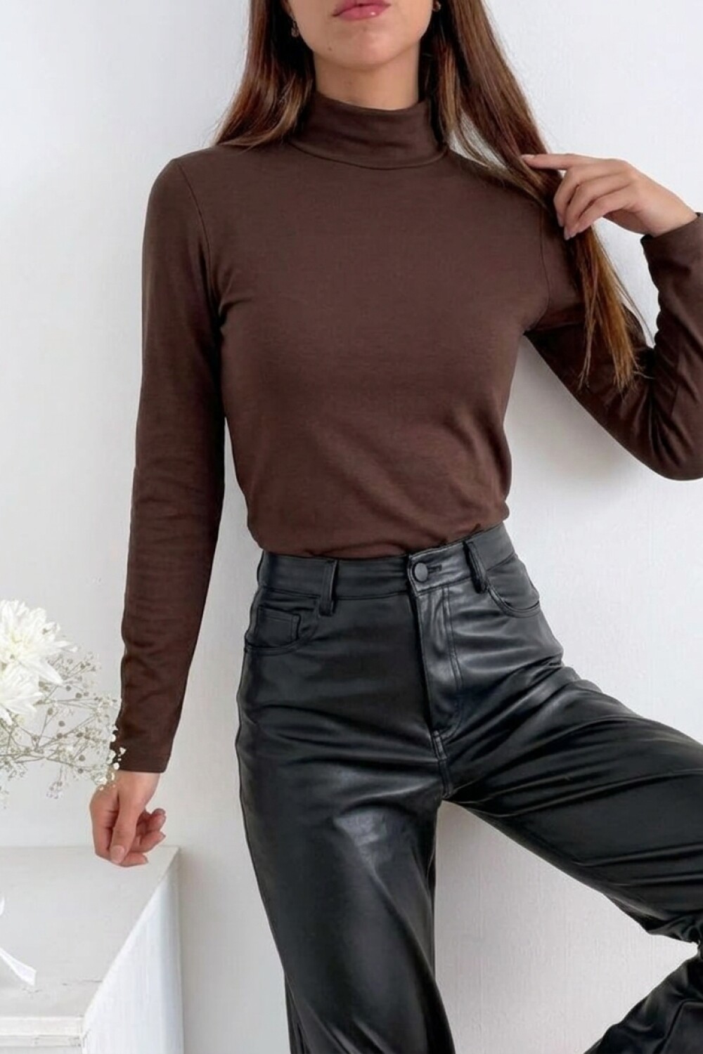 Polera Larissa Chocolate