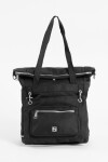 Mochila shopper con bolsillo removible negro
