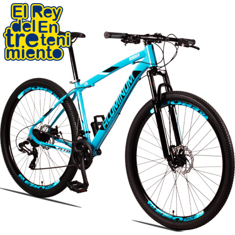 Bicicleta Montaña Rod 29 Freno Disco Aluminio Cambios Azul