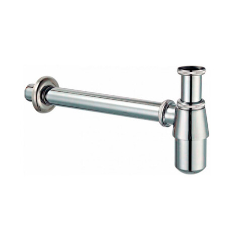 CODO SIFON BOTELLA LATON CROMADO PARA BAÑO GRIFERIA 000