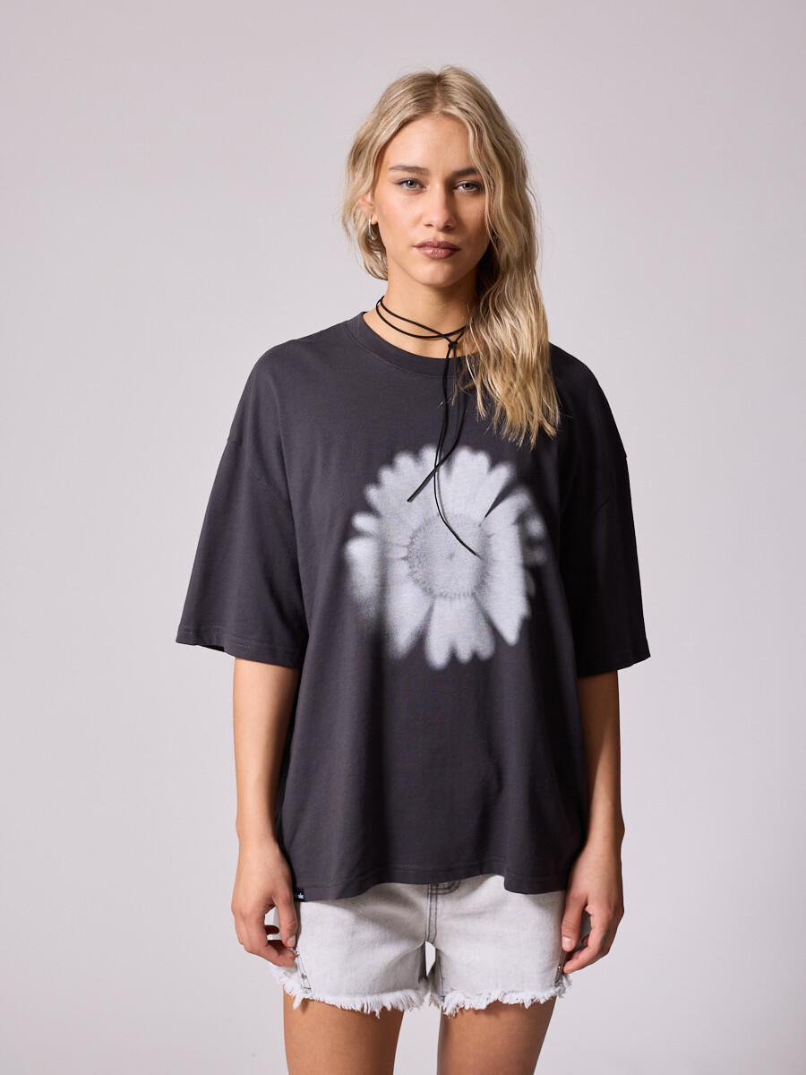 T-SHIRT SERINA DIXIE Gris Oscuro