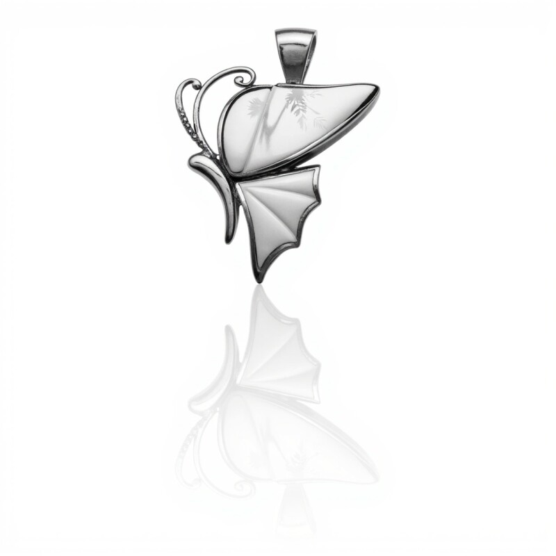Dije Colgante Mariposa- Plata 925-Nacar-CP4061 conpiedra
