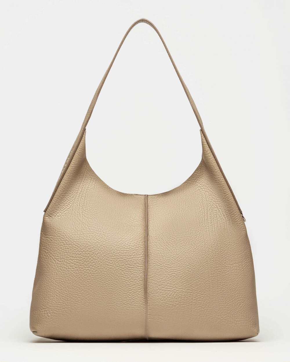 Bolso Tanner en cuero graneado Taupe