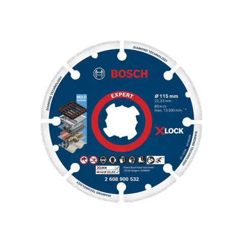 Disco diamantado p/metal Ø115x22.23mm Expert Bosch BS3244