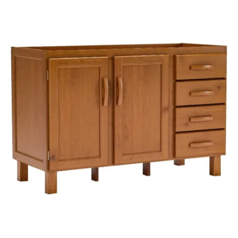 Mueble Bajo Mesada En Madera Maciza Mueble Bajo Mesada En Madera Maciza