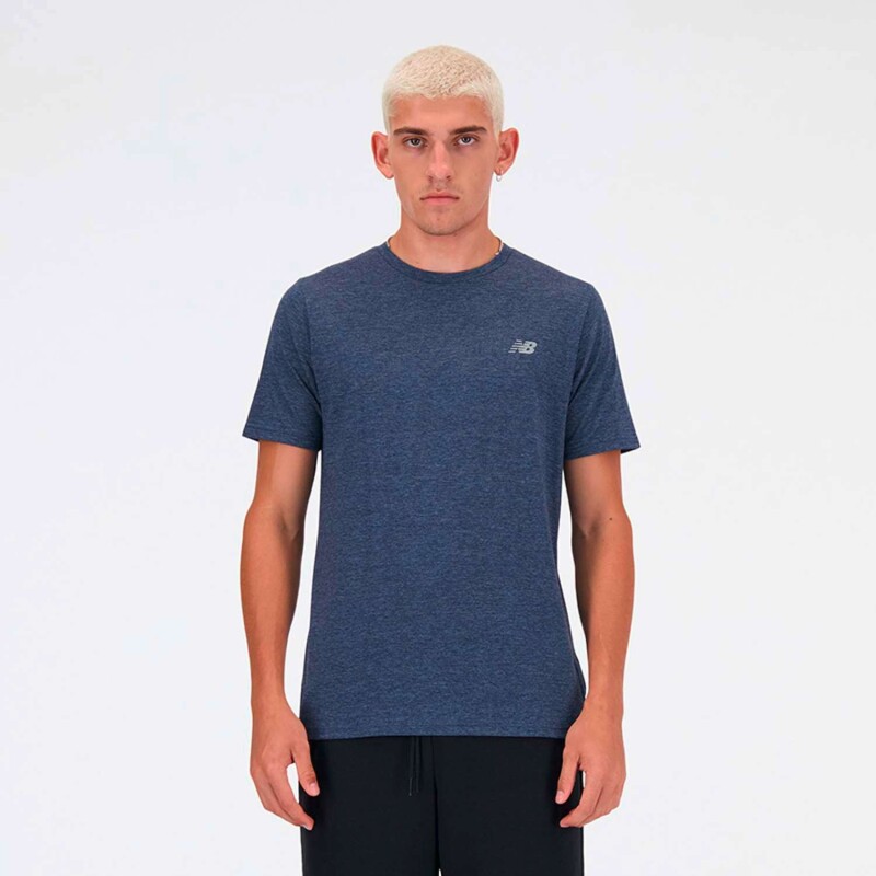 Remera Heathertech de Hombre Azul