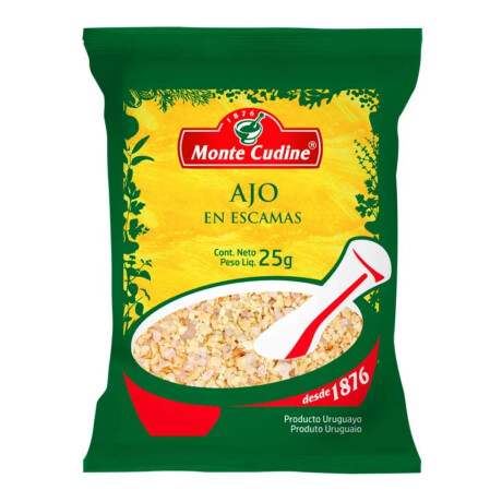 AJO EN ESCAMAS MONTE CUDINE 25G AJO EN ESCAMAS MONTE CUDINE 25G