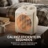 Caloventilador Goldtech 2000W 220V 2 Niveles Frío Calor Blanco
