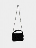Bolso De Fiesta Tweed negro