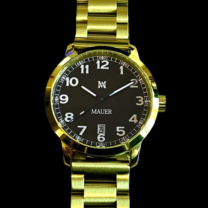 Reloj Mauer Date Series 36 mm Gold