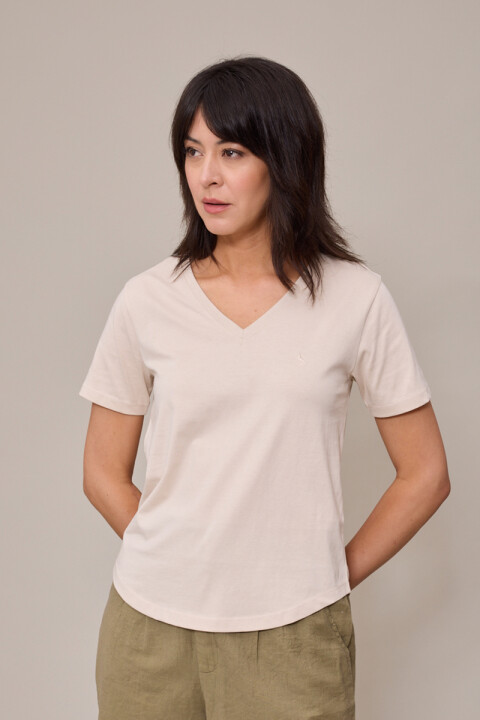 T-SHIRT ALOLA POLANCO Crudo