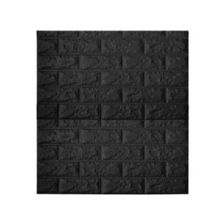 Revestimiento Adhesivo 3D Ladrillo 70x70cm NEGRO