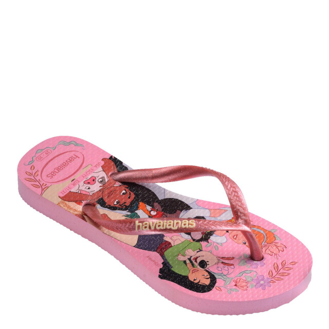 Sandalias Infantiles Havaianas Kids Slim Princes Rosa