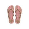 Ojota de Mujer Havaiana Slim Animals Rosado Oro
