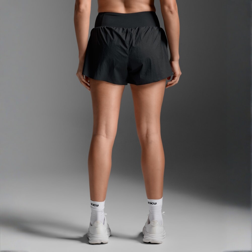 Short Running Aero Hi-Rise2-in-1 3InchShort Mujer Black/silver Reflective