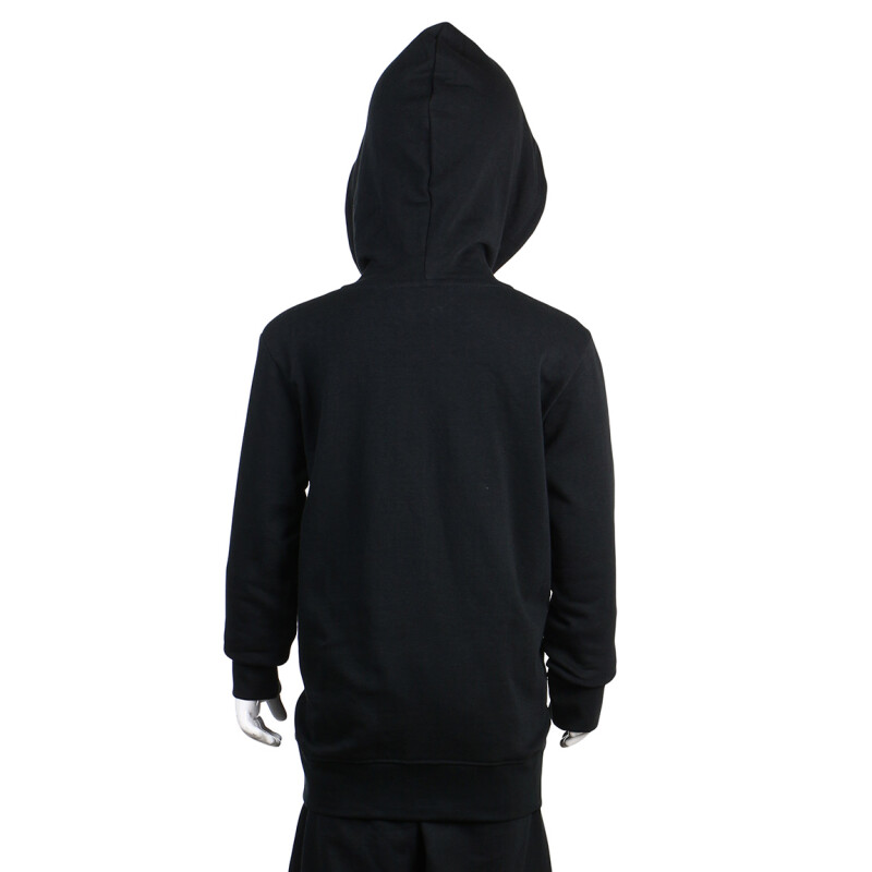 Austral BOYS COTTON JACKET WITH HOOD- BLACK Negro