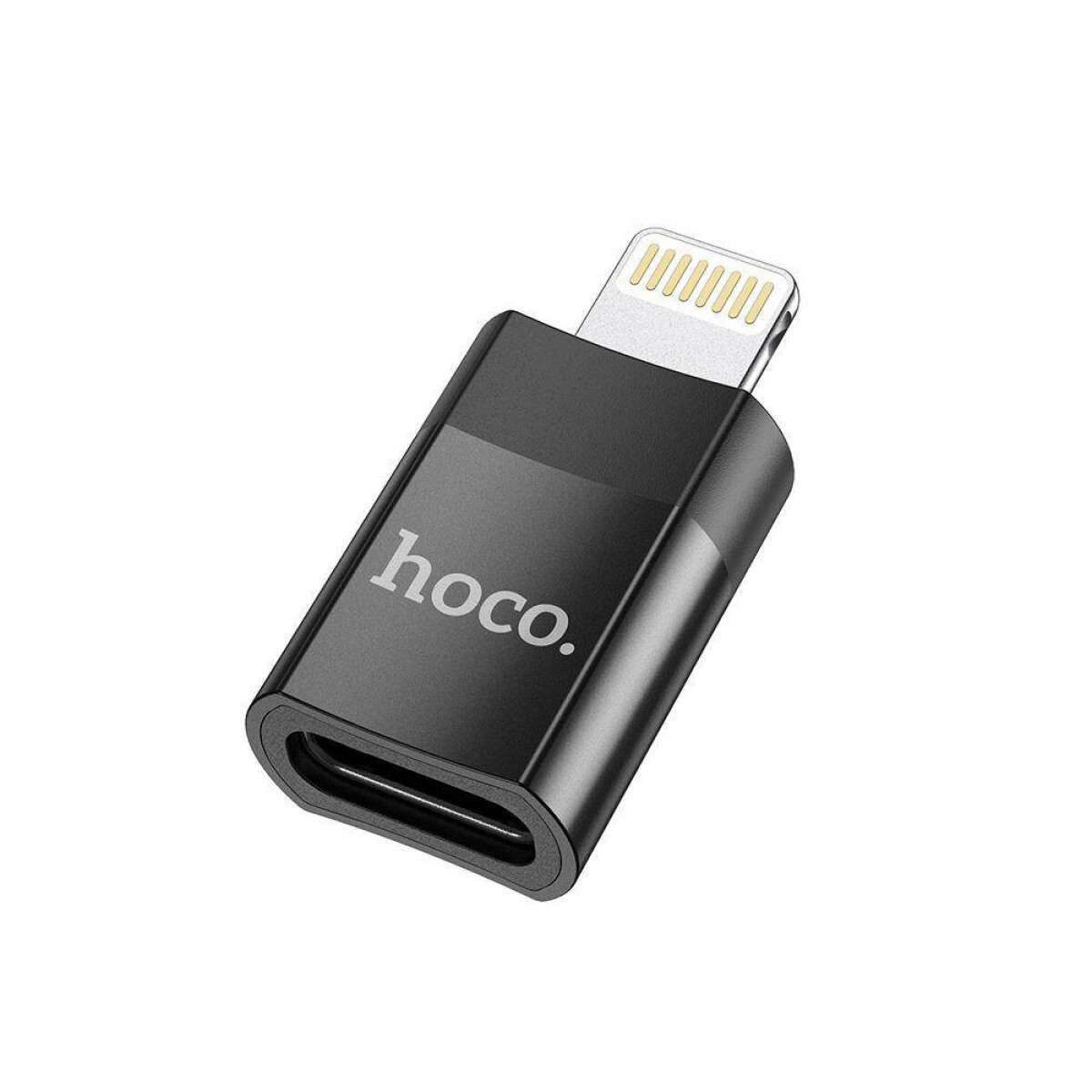 HOCO ADAPTADOR LIGHTNING A USB-C 2.0 UA17 - Negro 