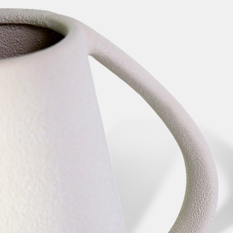 JARRON CERAMICA BLANCO 19.6X14X25CM Unica