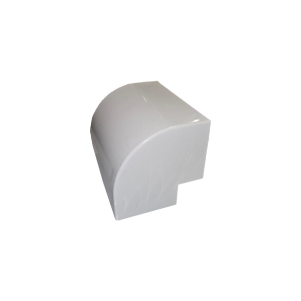Codo externo blanco para ducto 100x50mm TA5082