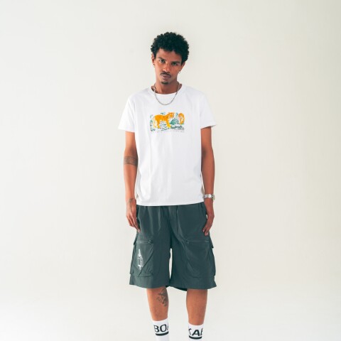 BERMUDA NYLON logo verde