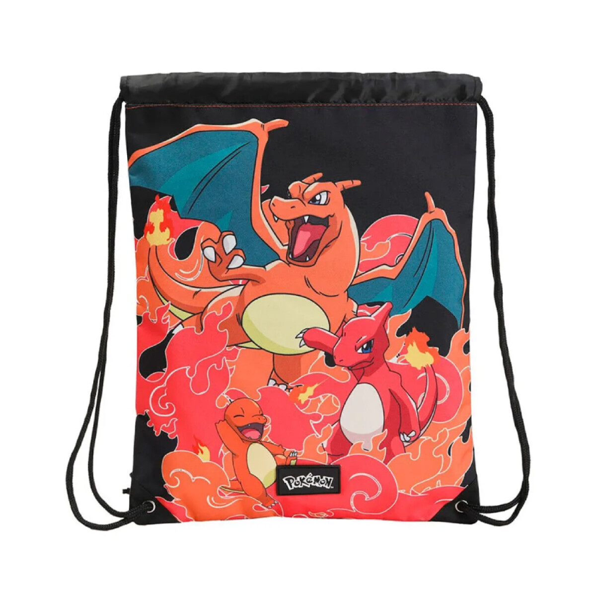 Bolsa mochila oficial Pokémon - Charmander, Charmeleon y Charizard 