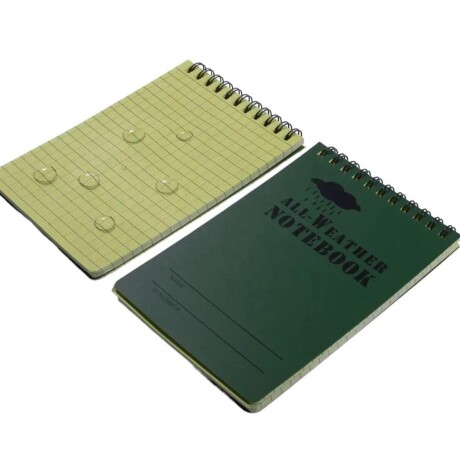 Block de notas impermeable 12 x 7 cm Verde