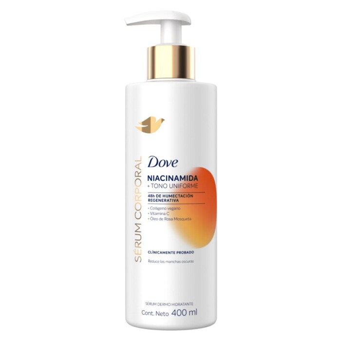 DOVE SERUM CORP TONO UNIF NIACI X 400ML única