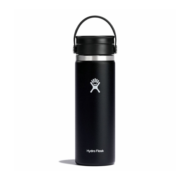 Botella 20 Oz. Wide Mouth W/ Flex Sip Lid Black