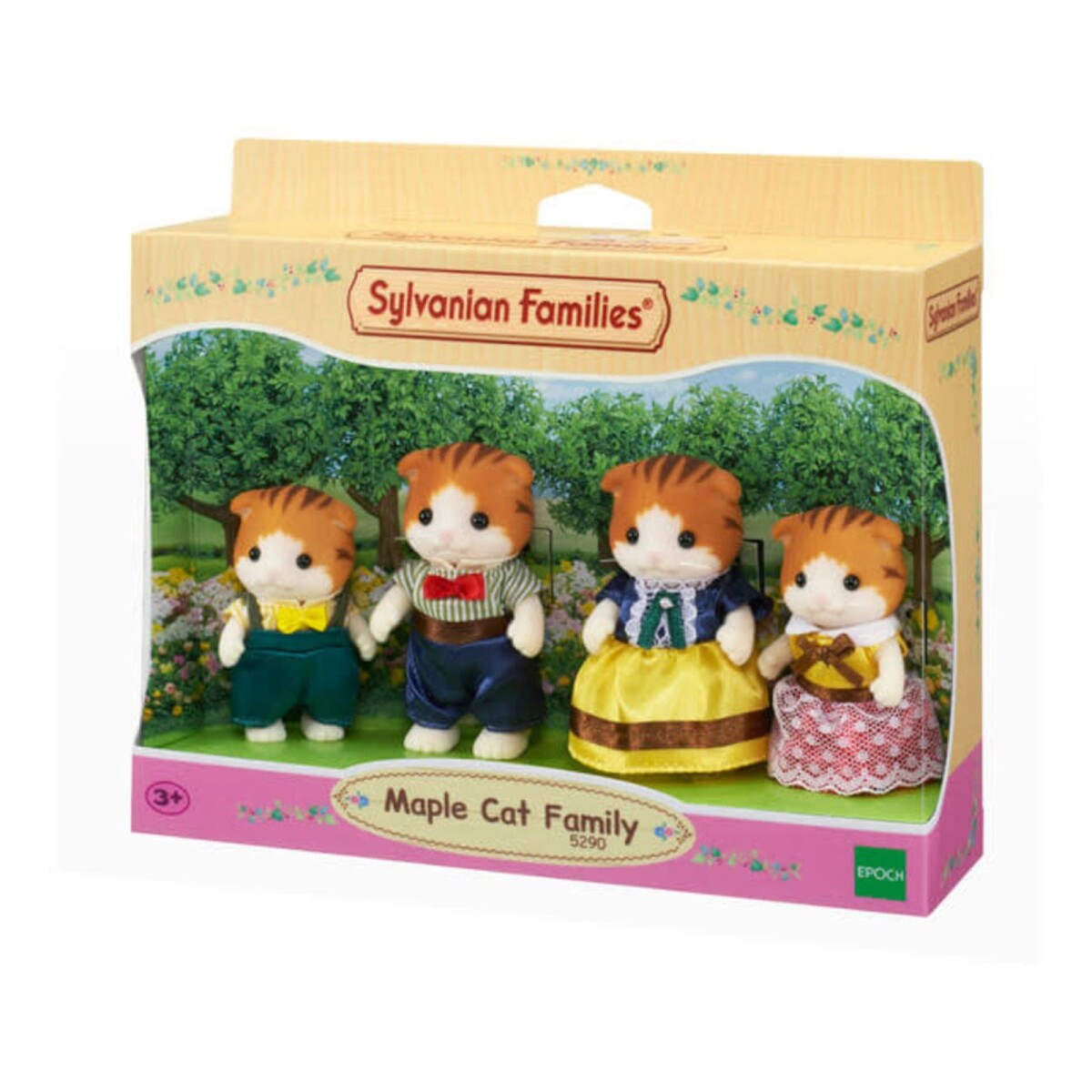 Sylvanian Families Familia Gatos Maple Gatito Arce Figura 